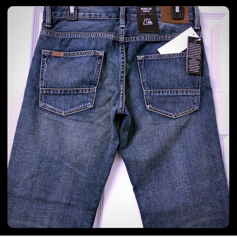 HP3/7 NWT QUICKSILVER Men’s Regular JeansSize: 30 - Picture 6 of 8